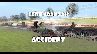 LSWR Adams A12 Accident