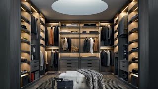 SMALL MODERN WALK IN CLOSET DESIGN IDEAS | LUXURY MODERN INTERIOR DESIGN FOR 2024 | #pinteriorstv