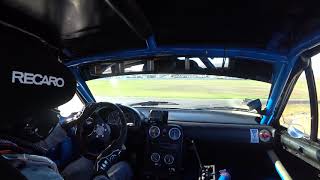 Mazda 2 almost vertical on 2 wheels at Thunderhill T5