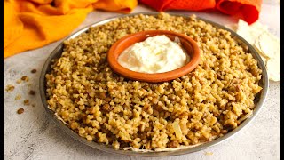 Anadolu usül 💚 Doyurucu Mercimekli Bulgur Pilav | Yediğim en lezzetli 😋 Bulgur Pilavı