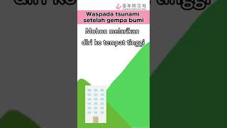 Waspada Tsunami Setelah Gempa Terjadi! #shorts