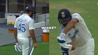 Rohit Sharma Wicket Today Match | Rohit Sharma Wicket Against Ban | Ind Vs Ban 1st Test | Rohit