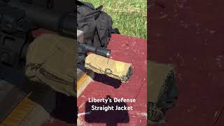 ⁠First round thru the @libertysdefense Straight Jacket can cover. Doesn’t move & looks good! #guns