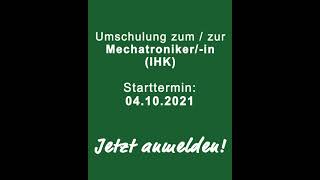 Umschulung Mechatroniker (m/w/d)