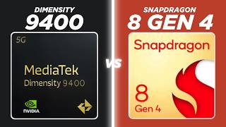 MediaTek Dimensity 9400 vs Snapdragon 8 Gen 4