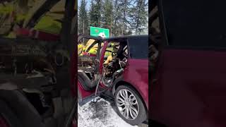 Range Rover Sport New Engine Burned on Highway.