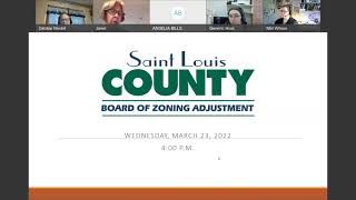 Board of Zoning Adjustment March 23, 2022