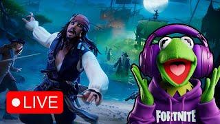 Kermit the Frog plays Fortnite Pirates Update! (LIVE EP 24)