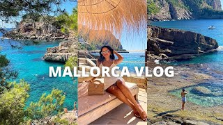 MALLORCA VLOG: cala s'almunia beach, illeta restaurant, gran folies beach club + exploring deia