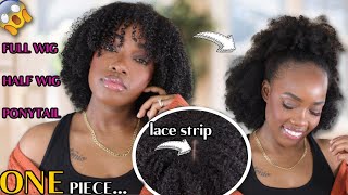 😍 These RESULTS!!! | Full Wig | Half Wig | Ponytail... SAME WIG! | MARY K. BELLA