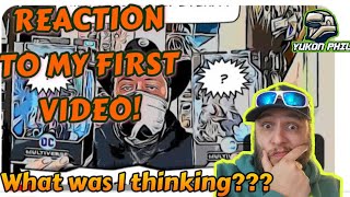 Reacting to my FIRST YOUTUBE VIDEO! #toyhunt #reactionvideo #yukonphil