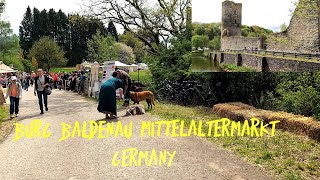 Burg Baldenau Mittelaltermarkt #medieval #germany #filipino #american #travel #event #walkthrough