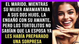 El marido, mientras su mujer amamantaba a sus dos hijos, la engañaba con su amante...