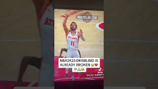 NBA2K25 DRIBBLING IS ALREADY BROKEN… 😭🧀💔💀 #nba2k #nba2k25 #nba2k24 #2kcommunity #cfb25