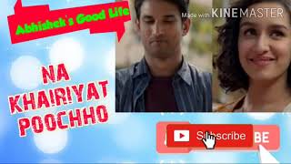 Khairiyat poochho Chhichhore (2019) Sushant Singh Rajput best video song