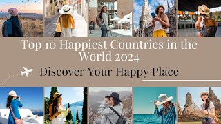 Top 10 Happiest Countries in the World 2024 🌎 #travel #subscribe #traveldestinations #nature