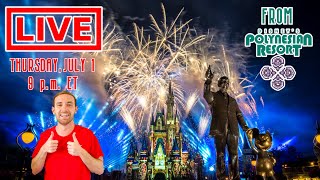 🔴 LIVE 🔴 HAPPILY EVER AFTER FIREWORKS RETURN | FULL SHOW 2021 | DISNEY’S POLYNESIAN RESORT