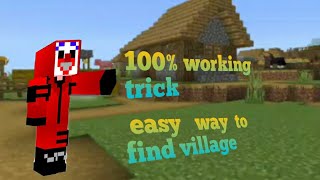 Esayiest way to find village #minecraft