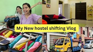 Hostel Move In Vlog | Sifting 🧳In New Room | Bachelor's Life | Patna Girls Hostel New Room