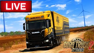 Driving Scania Truck On Dangerous Road | Euro Truck Simulator 2 Live | ETS2