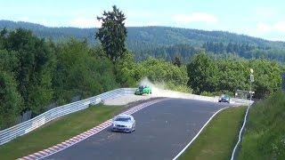 CRASH BMW E36 Nordschleife Touristenfahrten 28.6.15 UNFALL ACCIDENT