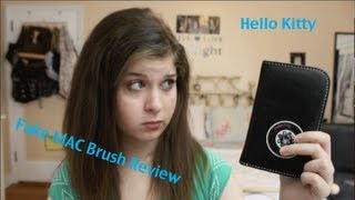 Fake MAC Brush Set Review Hello Kitty