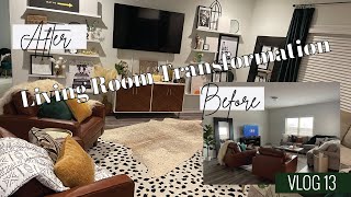 Living Room Transformation- Interior Design | Curves, Curls and Clothes