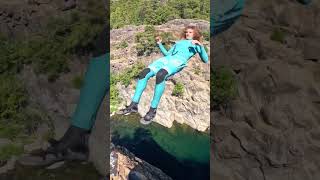 HUGE BACKFLIP OFF CLIFF😨