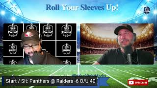 Week 3 MUST Start & Sit Players: Panthers @ Raiders