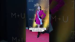 Hoa hậu Kỳ Duyên outfit hợp báo vương miện #missvietnam #missuniversevietnam