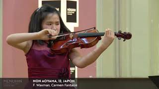 Non Aoyama performs Waxman's Carmen Fantasie