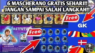 GRATIS 6 MASCHERANO SEHARI! JANGAN SAMPAI SALAH LANGKAH EVENT PALING RAMAH F2P! GACHA EURO FC MOBILE