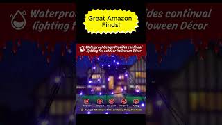 Giant Spider Web with Purple Lights Halloween Decorations 2023