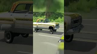 Cliff Drops #57 - BeamNG DRIVE | SmashChan #shorts