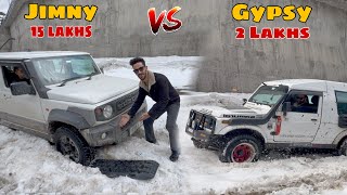 Jimny vs Gypsy | Extreme Snow Test | Jimny leni padegi 😱