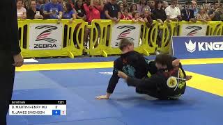 2022 Pan Kids Semifinals DANIEL MARTIN HENRY MUNOZ vs RHONIN JAMES SWENSON  Jiu-Jitsu IBJJF