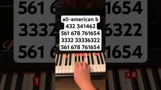 all-american b // follow my ig: jessnotes123 #piano #pianotutorial #pianomusic #oliviarodrigo