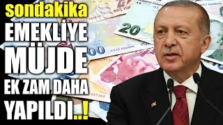 #sondakika TEPKİLERE DAYANAMADİ..! EMEKLİYE EK ZAM YAPMA KARARI..!