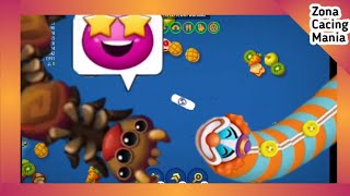 🐍 WORM ZONE IO | GIANTS SLITHER SNACK TOP 001 EPIC WORM ZONE GAMEPLAY