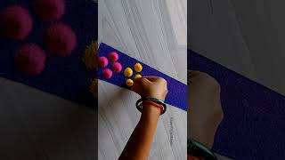 rangoli designs | border rangoli designs | easy simple rangoli | #rangoli #rangolidesigns #video