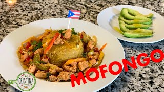 Mofongo Puertorriqueño con Pollo