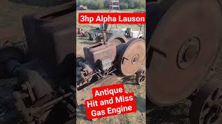 big barn fresh 3hp lauson gas engine running