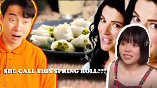 Chinese React to Uncle Roger HATE NIGELLA LAWSON SPRING ROLLS -  IS THIS SPRING ROLL???