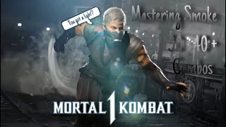 Learning Smoke on Mortal Kombat 1|Mk1 Gameplay