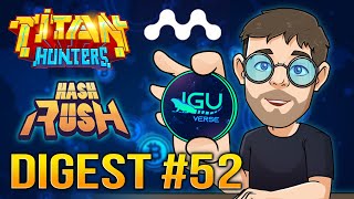 DIGEST #52:  NFT от JBL и IguVerse / Hash Rush / Titan Hunters / DRKVRS / Myria / Chirpley