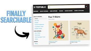 FIX your Teepublic Designs not Showing up in Search Results