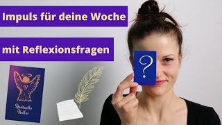 SPIRITUELLE HELFER WochenOrakelKarte mit Reflexionsfragen | Kommunikation mit der ätherischen Welt