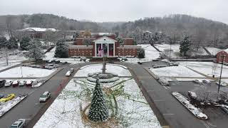 Snow at Southern Adventist University