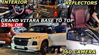 2024 MARUTI SUZUKI GRAND VITARA SIGMA BASE TO TOP MODIFED | GRAND VITARA MODIFICAION| VITARA MODIFED