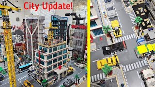 Lego City Update #11 | Downtown Improved!